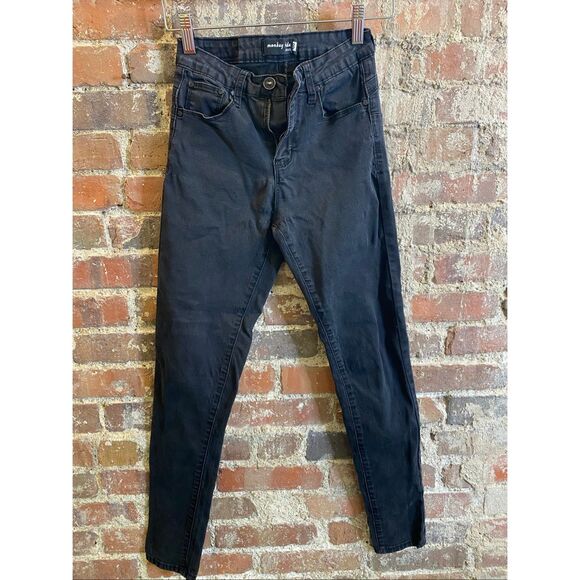 MONKEY RIDE JEANS • Black Skinny • Ladies Size 3 - Picture 1 of 14